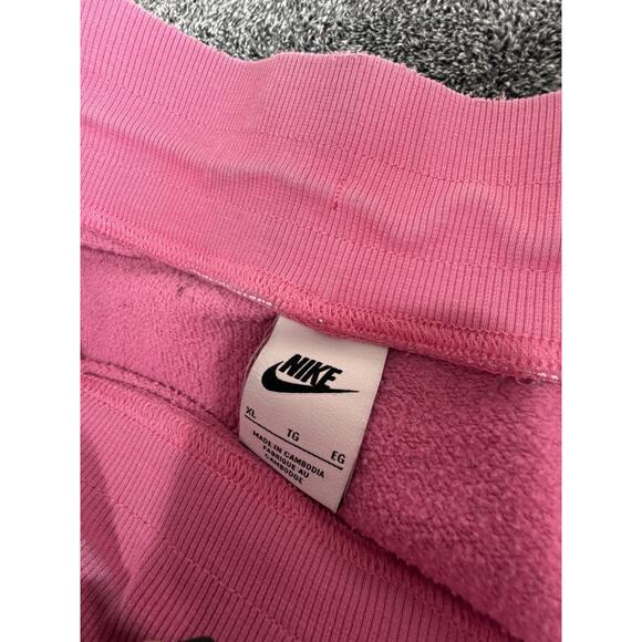 Nike Pink Jogger Sweatpants Womens XL Fleece Lined Lounge Pants - Picture 3 of 5